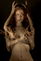 010LLN04185Deer Woman